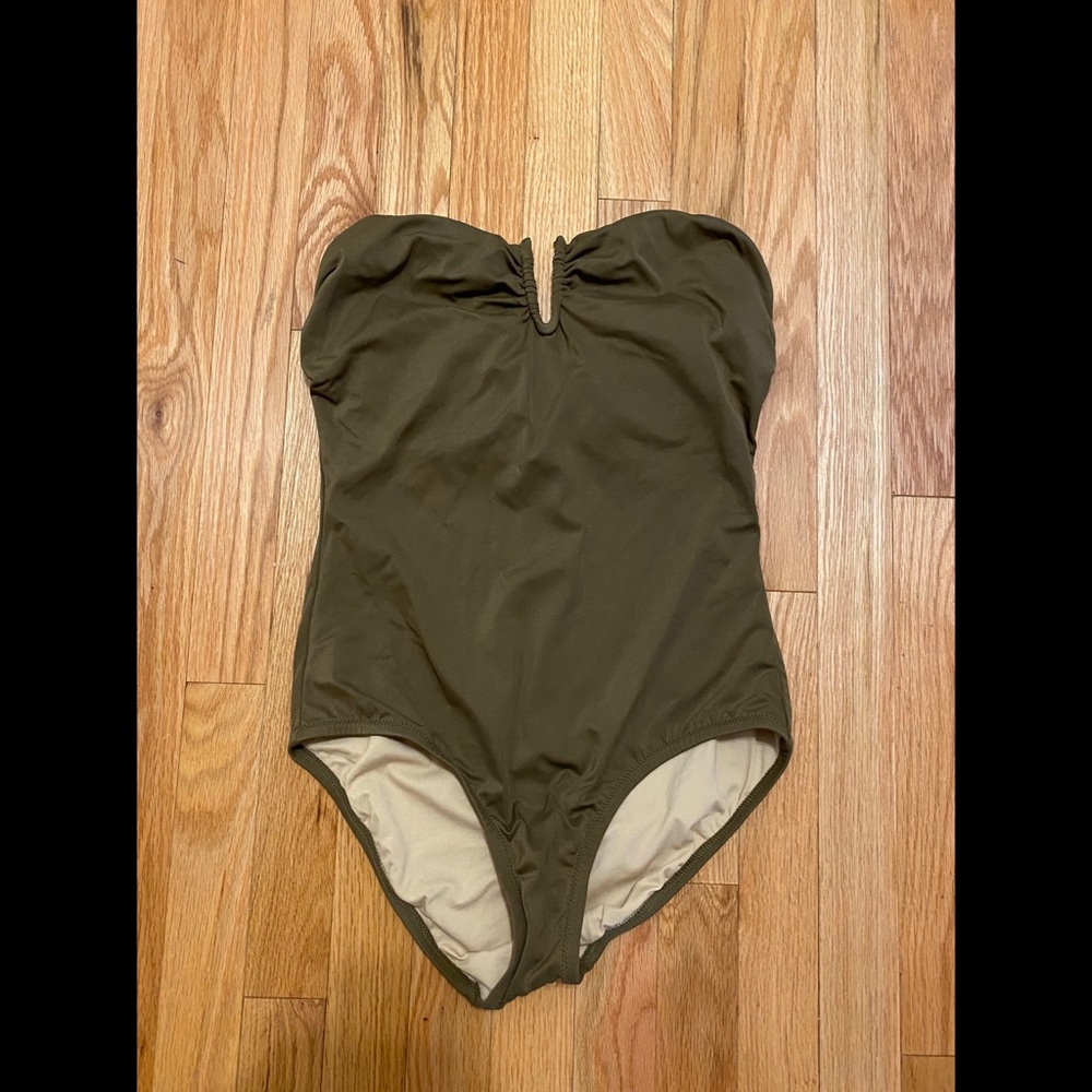 J. Crew Bandeau One Piece Swimsuit NWT!